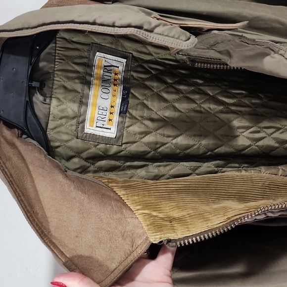 Mens free country jacket large hunter green - Picture 11 of 13